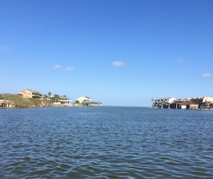 Fishing in Port Mansfield, Texas