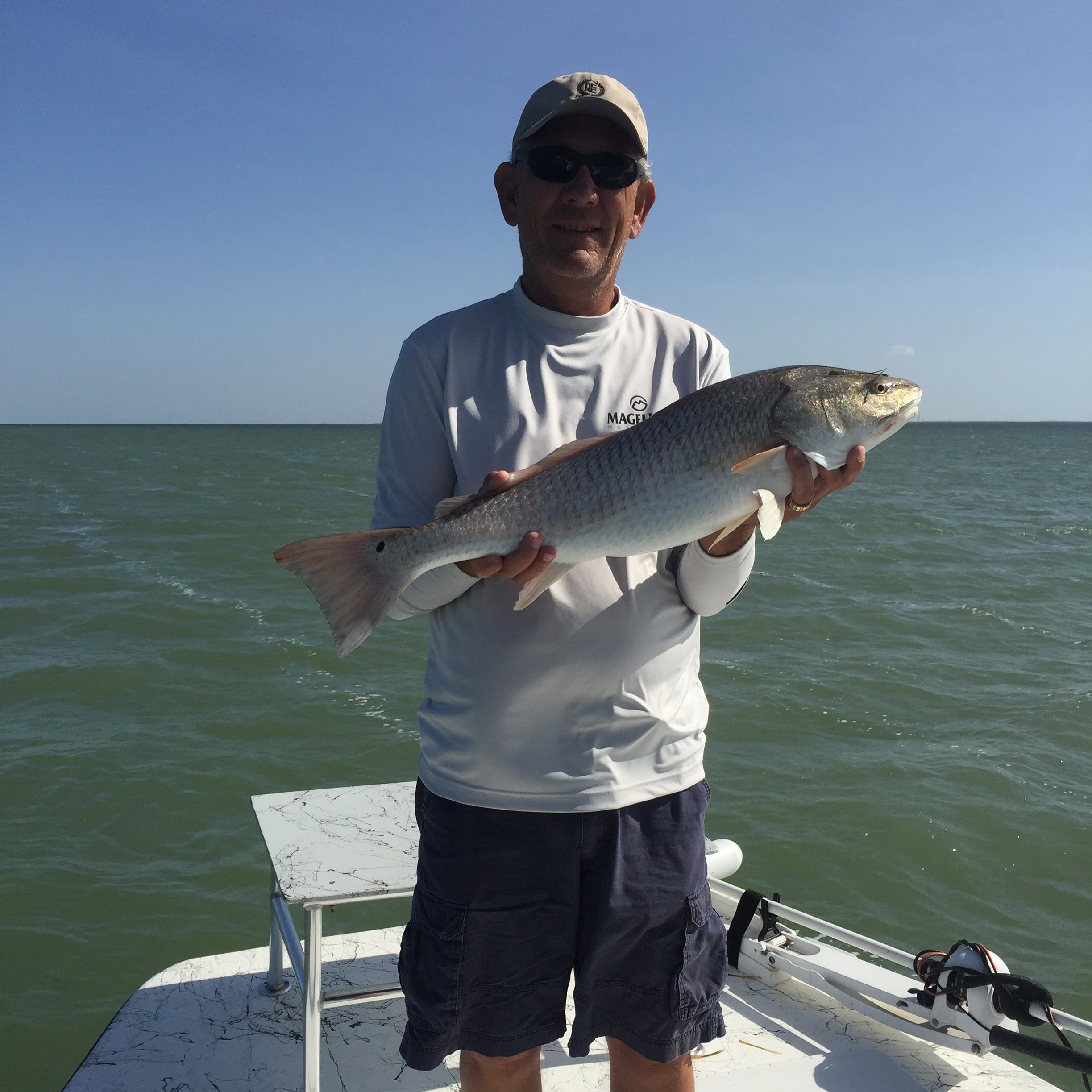 Jerry Hadden 27in Redfish Port Mansfield bay fishing